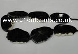 CNG1249 15.5 inches 35*40mm - 45*50mm freeform agate beads