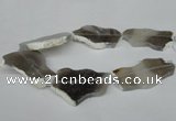 CNG1251 15.5 inches 30*50mm - 40*60mm freeform agate beads