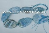 CNG1258 15.5 inches 40*50mm - 45*55mm freeform agate beads