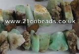 CNG1316 15.5 inches 12*16mm - 15*20mm nuggets australia chrysoprase beads