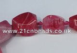 CNG1356 15.5 inches 8*10mm - 20*25mm faceted nuggets agate beads