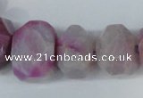 CNG1366 15.5 inches 8*12mm - 22*30mm faceted nuggets agate beads