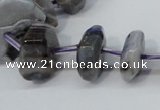 CNG1375 15.5 inches 8*14mm - 10*30mm faceted nuggets agate beads