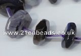 CNG1377 15.5 inches 8*14mm - 10*30mm faceted nuggets agate beads