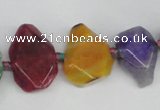 CNG1390 15.5 inches 15*20mm - 20*35mm freeform agate beads