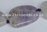 CNG1427 15.5 inches 20*30mm - 35*45mm freeform lavender amethyst beads