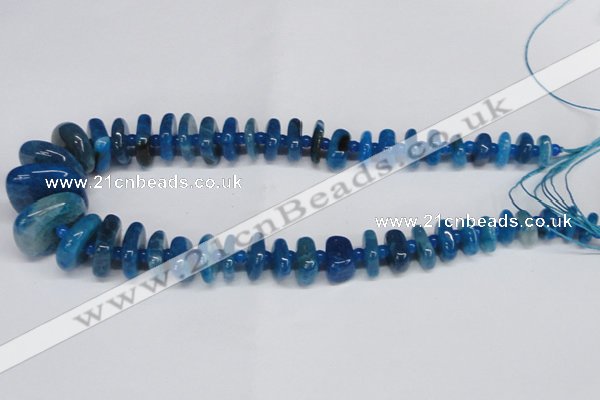 CNG1435 15.5 inches 10*12mm - 20*25mm nuggets agate gemstone beads