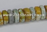 CNG1445 15.5 inches 6*15mm - 8*15mm nuggets agate gemstone beads