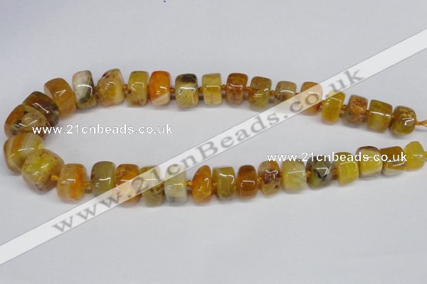 CNG1447 15.5 inches 10*14mm - 12*20mm nuggets agate gemstone beads