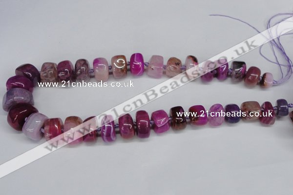 CNG1448 15.5 inches 10*14mm - 12*20mm nuggets agate gemstone beads