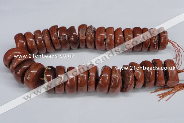 CNG1462 15.5 inches 11*30mm - 13*30mm nuggets agate gemstone beads