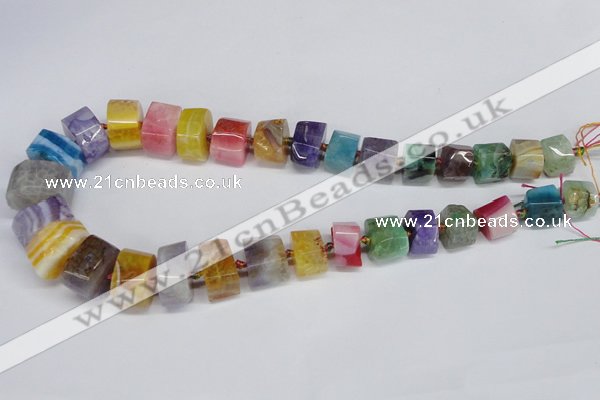 CNG1481 15.5 inches 10*15mm - 12*22mm nuggets agate gemstone beads