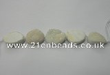 CNG1510 8 inches 20*30mm - 25*35mm freeform agate beads