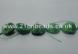 CNG1515 8 inches 20*30mm - 25*35mm freeform agate beads