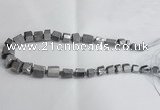 CNG1590 15.5 inches 8*12mm - 12*20mm nuggets plated quartz beads