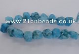 CNG1645 15.5 inches 18*25mm - 22*30mm nuggets plated druzy agate beads