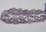 CNG1704 15.5 inches 15*20mm - 18*35mm nuggets amethyst beads