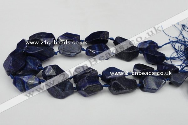 CNG1716 15.5 inches 15*20mm - 20*30mm nuggets lapis lzuli beads