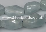 CNG1720 15.5 inches 15*20mm - 20*30mm nuggets aquamarine beads