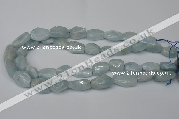 CNG1720 15.5 inches 15*20mm - 20*30mm nuggets aquamarine beads