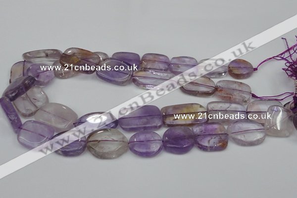 CNG1724 15.5 inches 18*25mm - 20*30mm freeform ametrine beads