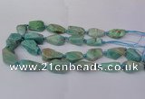 CNG1728 15.5 inches 15*20mm - 20*30mm nuggets amazonite beads