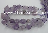 CNG1822 15.5 inches 20*25mm - 25*30mm nuggets amethyst beads