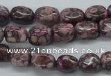 CNG203 15.5 inches 8*10mm nuggets crazy lace agate gemstone beads