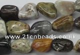 CNG210 15.5 inches 12*16mm nuggets ocean stone beads