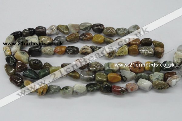 CNG210 15.5 inches 12*16mm nuggets ocean stone beads