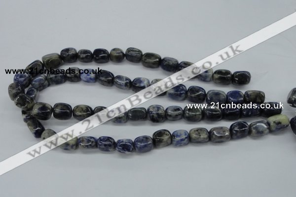 CNG212 15.5 inches 10*14mm nuggets sodalite gemstone beads