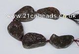 CNG2133 7.5 inches 25*30mm - 30*35mm freeform agate beads