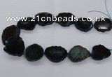 CNG2140 15.5 inches 25*35mm - 30*40mm freeform agate gemstone beads