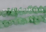 CNG2205 15.5 inches 8*10mm - 10*12mm nuggets plated druzy quartz beads