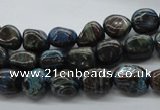 CNG221 15.5 inches 8*10mm nuggets stripe jasper gemstone beads