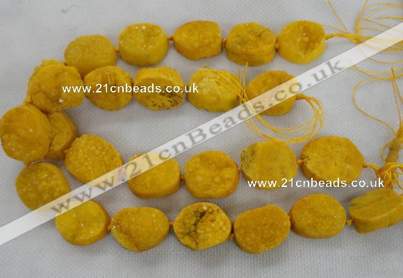 CNG2411 15.5 inches 22*28mm - 28*35mm freeform agate beads