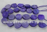 CNG2412 15.5 inches 22*28mm - 28*35mm freeform agate beads