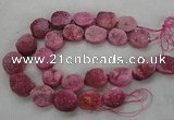 CNG2413 15.5 inches 22*28mm - 28*35mm freeform agate beads