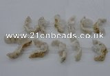 CNG2442 15.5 inches 10*20mm - 25*55mm freeform druzy agate beads