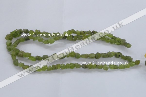 CNG2537 4*6mm – 6*10mm nuggets peridot beads wholesale