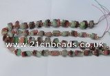 CNG2546 8*12mm – 13*18mm tube druzy quartz beads wholesale