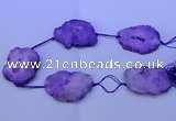 CNG2571 15.5 inches 45*50mm - 55*65mm freeform druzy agate beads