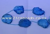 CNG2573 15.5 inches 45*50mm - 55*65mm freeform druzy agate beads