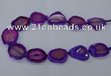 CNG2609 15.5 inches 30*35mm - 40*45mm freeform agate beads