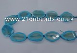 CNG2611 15.5 inches 30*35mm - 40*45mm freeform agate beads