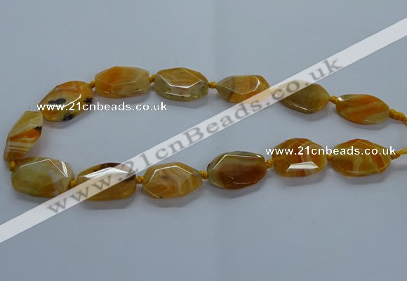 CNG2635 15.5 inches 18*28mm - 20*30mm freeform agate beads