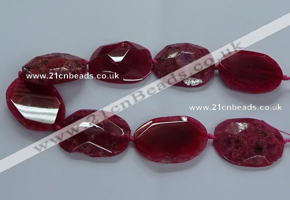 CNG2649 15.5 inches 30*38mm - 40*50mm freeform agate beads