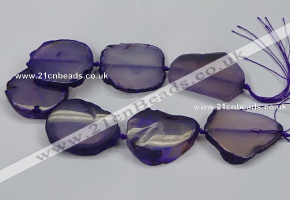 CNG2663 15.5 inches 30*40mm - 40*55mm freeform agate beads