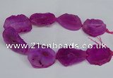 CNG2671 15.5 inches 30*40mm - 40*50mm freeform druzy agate beads