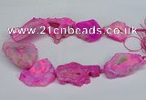 CNG2674 15.5 inches 30*40mm - 40*50mm freeform druzy agate beads